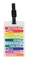 Identificador De Bagagem Viagem Malas Tag Países
