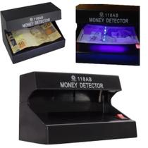 Identificador Notas Falsas Uv Luz Negra Cedulas Dinheiro Falso Selos Money Detector Bivolt