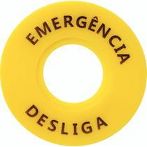 Identificador para Botão de Emergência Tramontina TRP2-BY9330 60 mm com Impressão