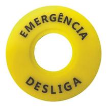 Identificador para Botão de Emergência TRP2-BY8330 90 mm com Impressão
