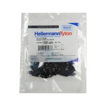 Identificador para cabos HellermannTyton 5 números 100 unidades preto - Hellermanntyton Ltda