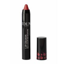 Idun Minerals Lápis de lábios Fórmula vegana Combinação de cor intensa Acabamento com cobertura total Os lábios permanecem hidratados e macios Duradouro Ideal para todos os tipos de pele Monica Plum Red 0,09 onças