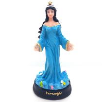 Iemanjá Orixá Estátua Imagem Rainha Mar em Resina 20cm Iemanjá Orixá Estátua Imagem Rainha Mar em Resina 20cm