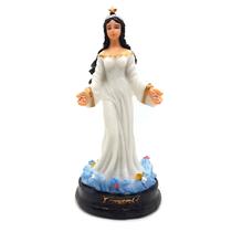 Iemanjá Orixá Estátua Imagem Rainha Mar Resina Branca 12cm Iemanjá Orixá Estátua Imagem Rainha Mar Resina Branca 12cm