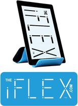 iFLEX Tablet Celular Ajustável Stand Sky Blue Antiderrapante