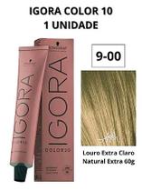 Igora color 10 - 9-00 louro ext claro nat ext 60ml