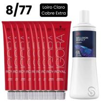 Igora royal 8/77 louro cl cobre (9 unidades) ox 20 v. 1000ml Igora royal 8/77 louro cl cobre (9 unidades) ox 20 v. 1000ml