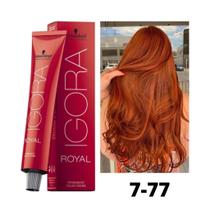 Igora Royal Tintura Louro Médio Cobre Extra 7-77