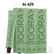 Igora Zero Amm 3x4/0 Castanho Médio 60 ml