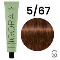 Igora Zero Amm 5/67 Castanho Claro Marrom Cobre 60 ml
