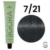Igora Zero Amm 7/21 Louro Médio Fumê Cinza 60 ml