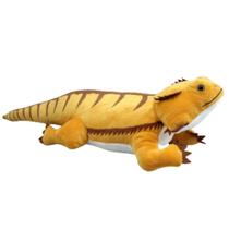 Iguana Lagarto Pelúcia Laranja Comprimento 44 Cm - Fizzy Toys