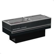 Ilha De Congelados Com Vidro Reto 2 Metros Polofrio 220V