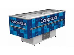 Ilha de Congelados Expositora 2 Metros Fricon Azul com Led 568 Litros ICED - 220v
