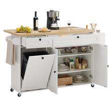 Ilha de Cozinha ONBRILL 152x71x90cm Tomada 1500W Ilha de Cozinha ONBRILL 152x71x90cm Tomada 1500W