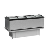 Ilha Plus Dupla Ação Vidro Curvo GESV190C Inox 110V Gelopar Ilha Plus Dupla Ação Vidro Curvo GESV190C Inox 110V Gelopar