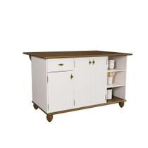 Ilha + Tampo Retrô Off White -nogueira Cozinha Cozinha Gourm