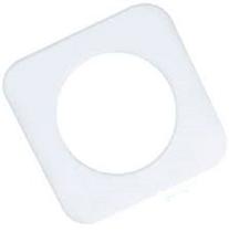 Ilhos 19mm Quadrado Branco Pvc 100 Pares