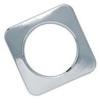 Ilhos 19mm Quadrado Cromado Pvc 100 Pares