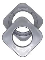 Ilhos 19mm Quadrado Titânio Pvc ( 100 PEÇAS )