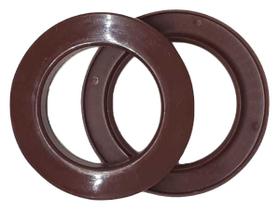 Ilhos 19mm Redondo Mogno Pvc ( 100 PEÇAS )