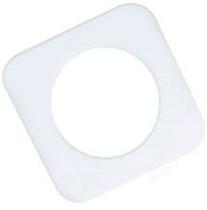 Ilhos 28mm Quadrado Branco Pvc 100 Pares