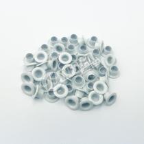 Ilhós Aluminio nº 54 Branco 3/16 polegadas - 50 unidades