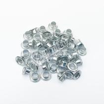 Ilhós Aluminio nº 54 Prata 3/16 polegadas - 50 unidades Ilhós Aluminio nº 54 Prata 3/16 polegadas - 50 unidades