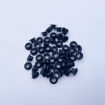 Ilhós Aluminio nº 54 Preto Fosco 3/16 polegadas 1206 - 50 unidades Ilhós Aluminio nº 54 Preto Fosco 3/16 polegadas 1206 - 50 unidades