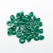 Ilhós Aluminio nº 54 Verde Médio 3/16 polegadas 3377 - 50 unidades