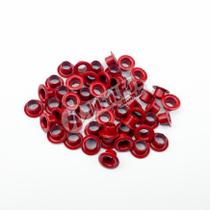 Ilhós Aluminio nº 54 Vermelho 3/16 polegadas 0217 - 50 unidades