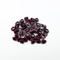 Ilhós Aluminio nº 54 Vinho 3/16 polegadas 3386 - 50 unidades