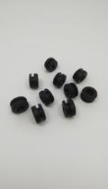 Ilhós Borracha Carenagem 18mm x 9mm 10 Unidades