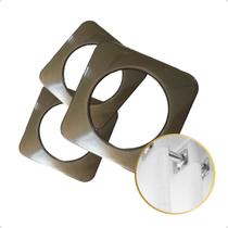 Ilhós Cortina Varão 28mm Quadrado Comum Parede Instalação Argola Cor Kit com 10.20.30.40.50 Un