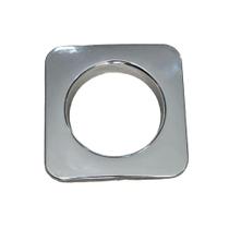 Ilhós Cromado Quadrado Pacote com 10 Unidades P/ Cortina