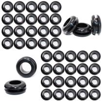 Ilhós de borracha EASYEAH para fiação, orifício de painel de 15 mm, 12 mm, ID Ilhós de borracha EASYEAH para fiação, orifício de painel de 15 mm, 12 mm, ID