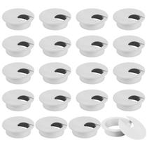 Ilhós de mesa LepoHome 50 mm redondos de plástico branco, pacote com 20 Ilhós de mesa LepoHome 50 mm redondos de plástico branco, pacote com 20