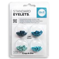 Ilhos Metal Eyelets & Washer Standard Aqua C/60 Pcs