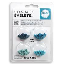 Ilhos Metal Eyelets & Washer Standard Blue C/60 Pcs
