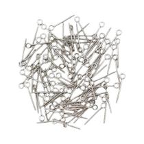 Ilhós Metálicos Em Forma De Nove 4*19mm 100pcs Acessórios Para Fazer Joias DIY Ilhós Metálicos Em Forma De Nove 4*19mm 100pcs Acessórios Para Fazer Joias DIY