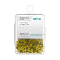 Ilhós Mimo Creating Estrela Amarelo Candy 4,5mm 50 unidades Ilhós Mimo Creating Estrela Amarelo Candy 4,5mm 50 unidades