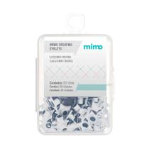 Ilhós Mimo Creating - Estrela - Branco - 4,5 mm - 50 Unids