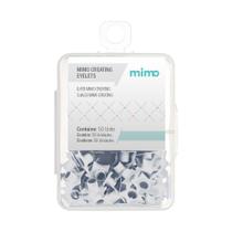 Ilhós Mimo Creating Estrela Branco 4,5mm 50 unidades
