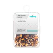 Ilhós Mimo Creating - Estrela - Dourado - 4,5 mm - 50 Unids