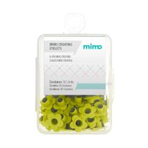 Ilhós Mimo Creating - Flor - Amarelo Candy - 4,5 mm - 50 Unids Ilhós Mimo Creating - Flor - Amarelo Candy - 4,5 mm - 50 Unids