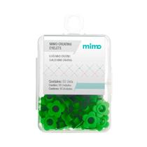Ilhós Mimo Creating - Flor - Verde Abacate - 4,5 mm - 50 Unids