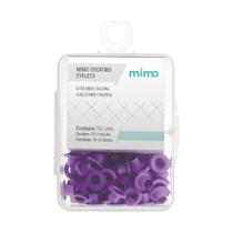 Ilhós Mimo Creating Redondo Lilás 4,5mm 50 Unidades