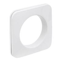 Ilhós Para Cortina Quadrado Branco 28mm Pacote 50 Pares