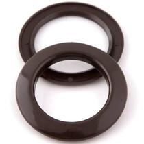 Ilhós Para Cortina Redondo Imbuia 28mm Pacote 50 Pares