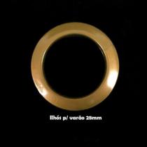 Ilhós Para Cortina Redondo Ouro Velho 28mm Pacote 100 Pares
